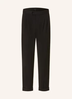 Allsaints Spodnie Garniturowe Helm Tapered Cropped Fit schwarz