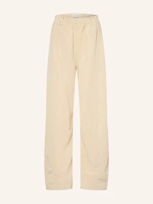 Allsaints Spodnie Jett Z Lnu braun JASNOBRĄZOWY
