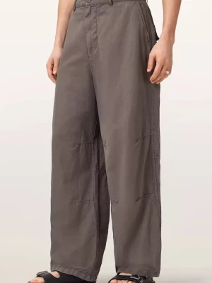AllSaints spodnie męskie z lnem ECHO