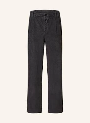 Allsaints Spodnie Sztruksowe Elm Regular Fit schwarz