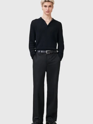 AllSaints spodnie TANNER męskie kolor czarny proste M026TC