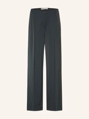 Allsaints Spodnie Typu Marlena Z Satyny blau GRANATOWY