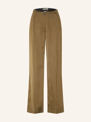Allsaints Spodnie Typu Marlena Z Satyny gruen KHAKI