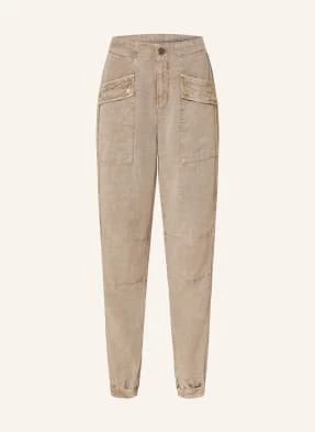 Allsaints Spodnie Val Z Dodatkiem Lnu beige