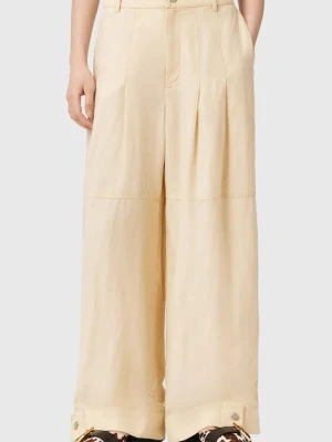 AllSaints spodnie z dodatkiem lnu SHERELL