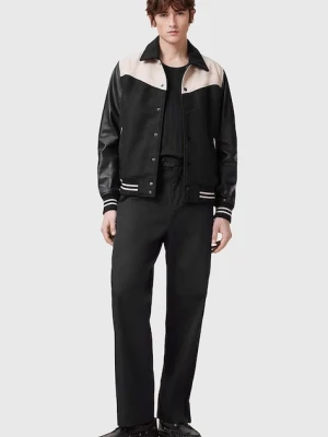 AllSaints spodnie z domieszką wełny LOCKE