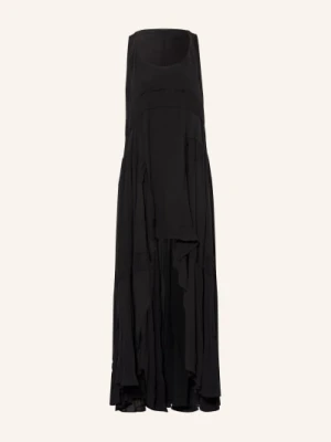 Allsaints Sukienka Dorina Z Falbanami schwarz