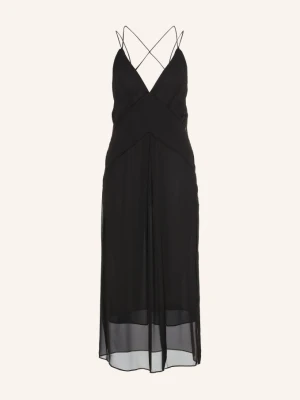 Allsaints Sukienka Fawn schwarz CZARNY