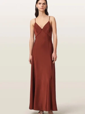 AllSaints sukienka IRINA czerwony
