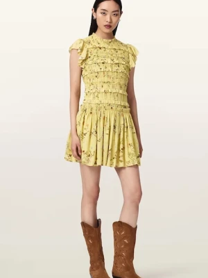 AllSaints sukienka letnia z modalu LAUREN