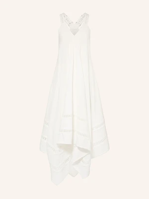 Allsaints Sukienka Lil Dress Z Koronką weiss BIAŁY