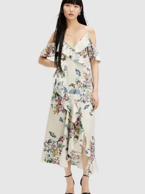 Zdjęcie produktu AllSaints sukienka ORION SANIBEL DRESS midi rozkloszowana WD538Z