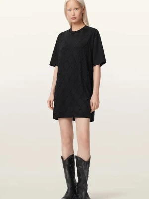 AllSaints sukienka oversize bawełniana DARCY