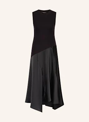 Allsaints Sukienka Pia Z Mieszanki Materiałów schwarz