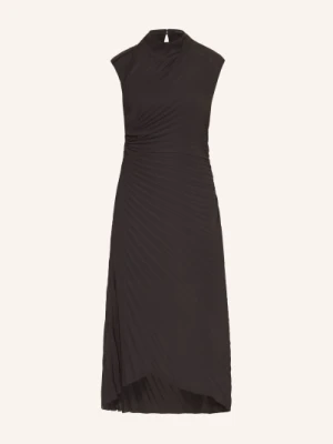 Allsaints Sukienka Plisowana Rayanna schwarz
