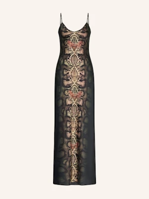 Allsaints Sukienka Satynowa Bryony schwarz