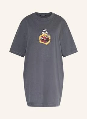 Allsaints Sukienka Z Dżerseju Heartfelt schwarz