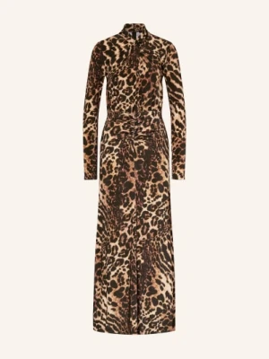 Allsaints Sukienka Z Dżerseju Mina braun