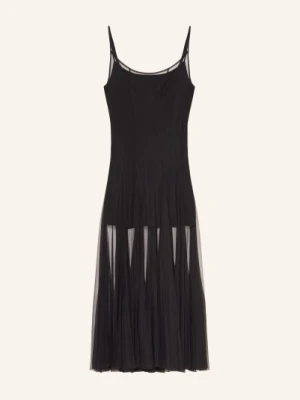 Allsaints Sukienka Z Siateczki Harmonia schwarz
