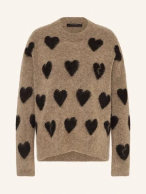 Allsaints Sweter Amora Z Dodatkiem Alpaki braun