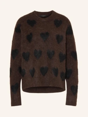 Allsaints Sweter Amora Z Dodatkiem Alpaki braun