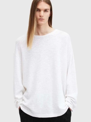 AllSaints sweter bawełniany SEARS LS CREW kolor biały M003JB