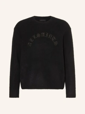 Allsaints Sweter Curv Z Alpaką schwarz