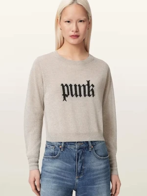 AllSaints sweter damski DEETZ beżowy