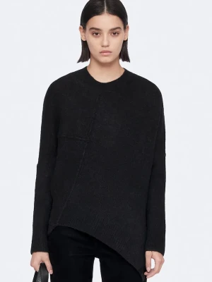 AllSaints sweter damski z wełną czarny