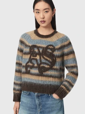 AllSaints sweter damski z wełną REGA AS
