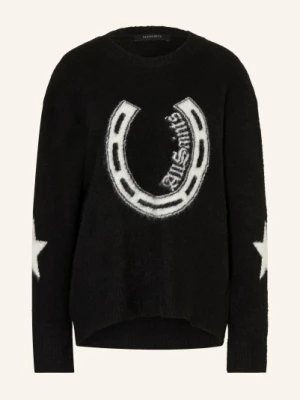 Allsaints Sweter Kismet Z Alpaką schwarz