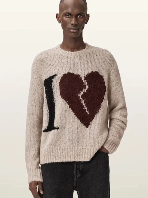AllSaints sweter męski wełniany LOVER KNIT