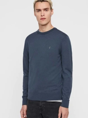 AllSaints – Sweter MODE MERINO CREW MK129D.NOS