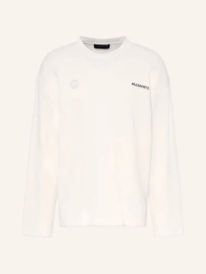 Allsaints Sweter Oversize Emblem weiss