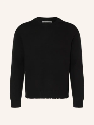 Allsaints Sweter Remus schwarz CZARNY