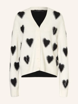 Allsaints Sweter Scatter Heart Z Alpaką weiss