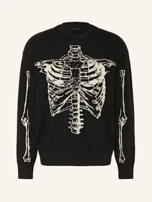 Allsaints Sweter Skelli Crew schwarz