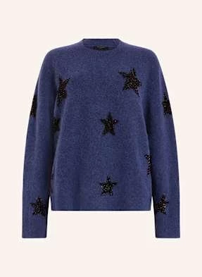 Allsaints Sweter Starlet blau