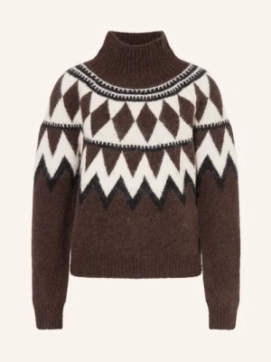 Allsaints Sweter Tara Z Alpaką rot