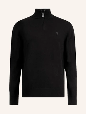 Allsaints Sweter Typu Troyer Kilburn schwarz