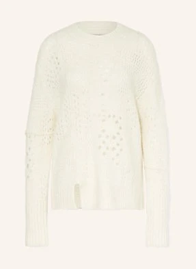 Allsaints Sweter Winnie Z Dodatkiem Alpaki weiss