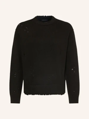 Allsaints Sweter Wolf schwarz CZARNY