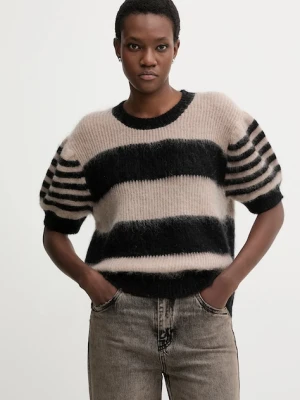 AllSaints sweter z dodatkiem wełny CLEM