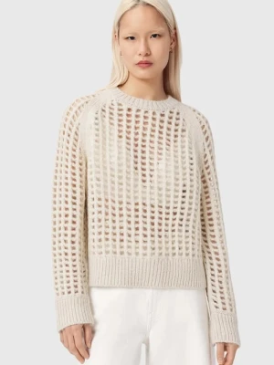 AllSaints sweter z dodatkiem wełny SUNIVA