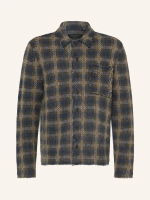 Allsaints Sweter Z Dzianiny Menard O Kroju Regular Fit blau