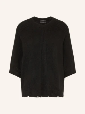 Allsaints Sweter Z Dzianiny Nix Z Kaszmiru schwarz