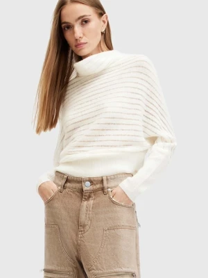 AllSaints sweter z wełną RIDLEY LADDER