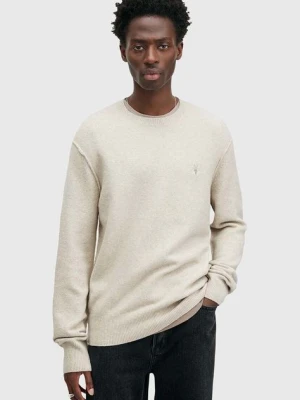 AllSaints sweter z wełną STATTEN kolor szary M039KA