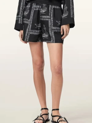 AllSaints szorty damskie LETTIE czarny