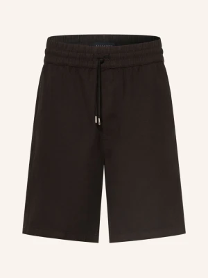 Allsaints Szorty Hanbury Z Lnu schwarz CZARNY